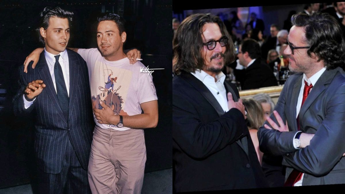 Így ünnepelt Robert Downey Jr., miután Johnny Depp megnyerte az Amber Heard elleni perét