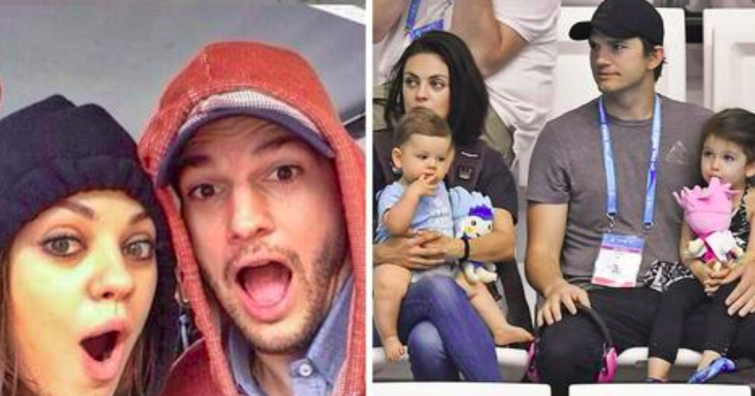 Mila Kunis és Ashton Kutcher csak akkor fürdetik gyermekeiket, ha már nagyon koszosak