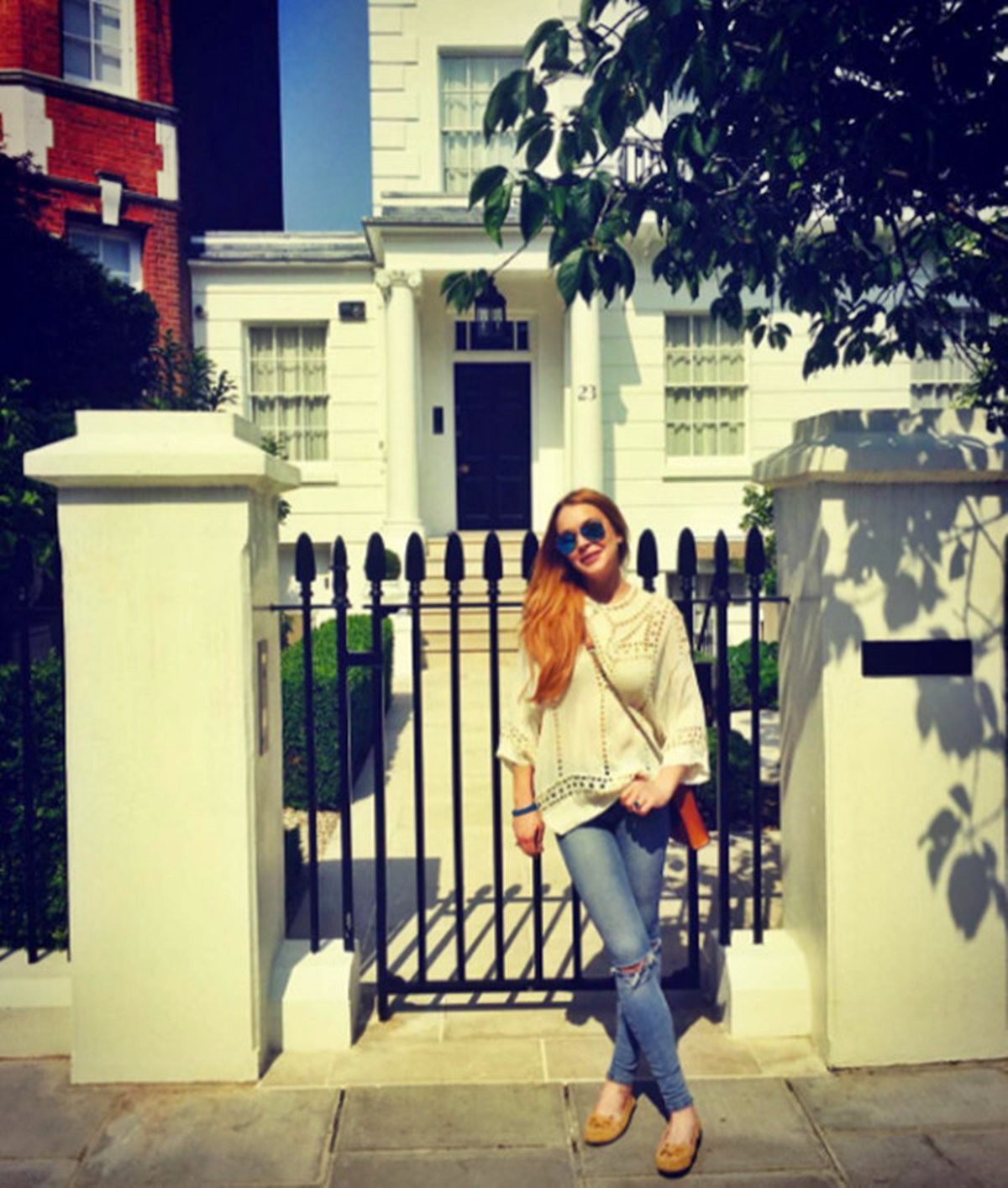 Lindsay Lohan újra ellátogatott az Apád-anyád idejöjjön! forgatási helyszínére