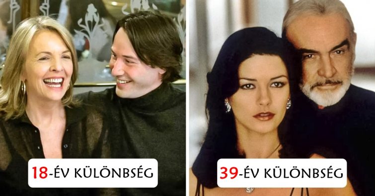 15+ híres filmes szerelmespár, akik között erős volt a kémia a nagy korkülönbség ellenére is