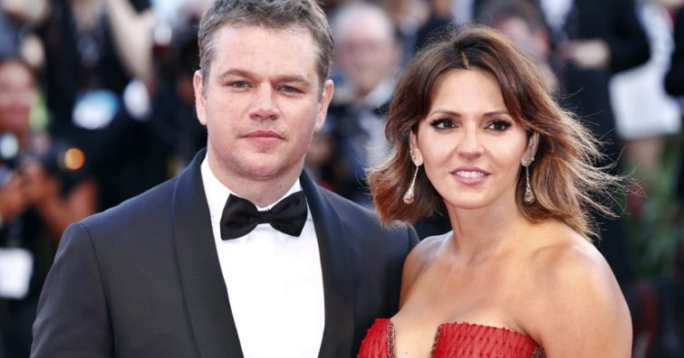 Matt Damon egy pultos lányt vett feleségül - Példamutató házasságuk már 17 éve tart