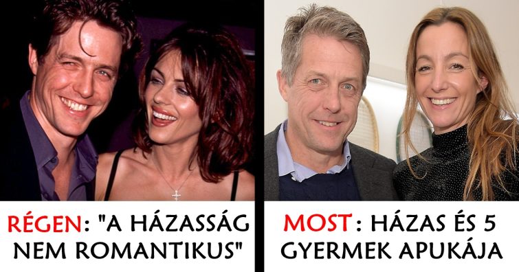 A tökéletes nő megtalálása hogyan változtatta meg Hugh Grant nézeteit a monogámiáról?