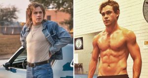 A Stranger Things jóképű sorozatsztárja duci kisfiú volt fiatalon, amit most meg is mutatott (Fotók!) - Dacre Montgomery