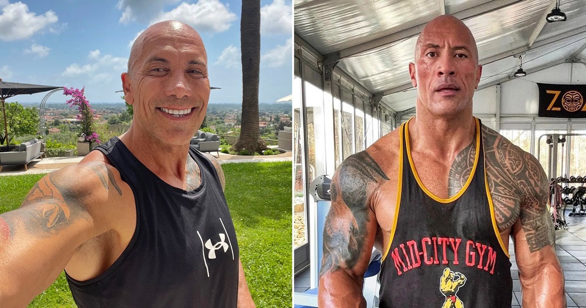 Ő az az átlagos olasz férfi, aki teljesen úgy néz ki, mint Dwayne Johnson - Antonio Muratore