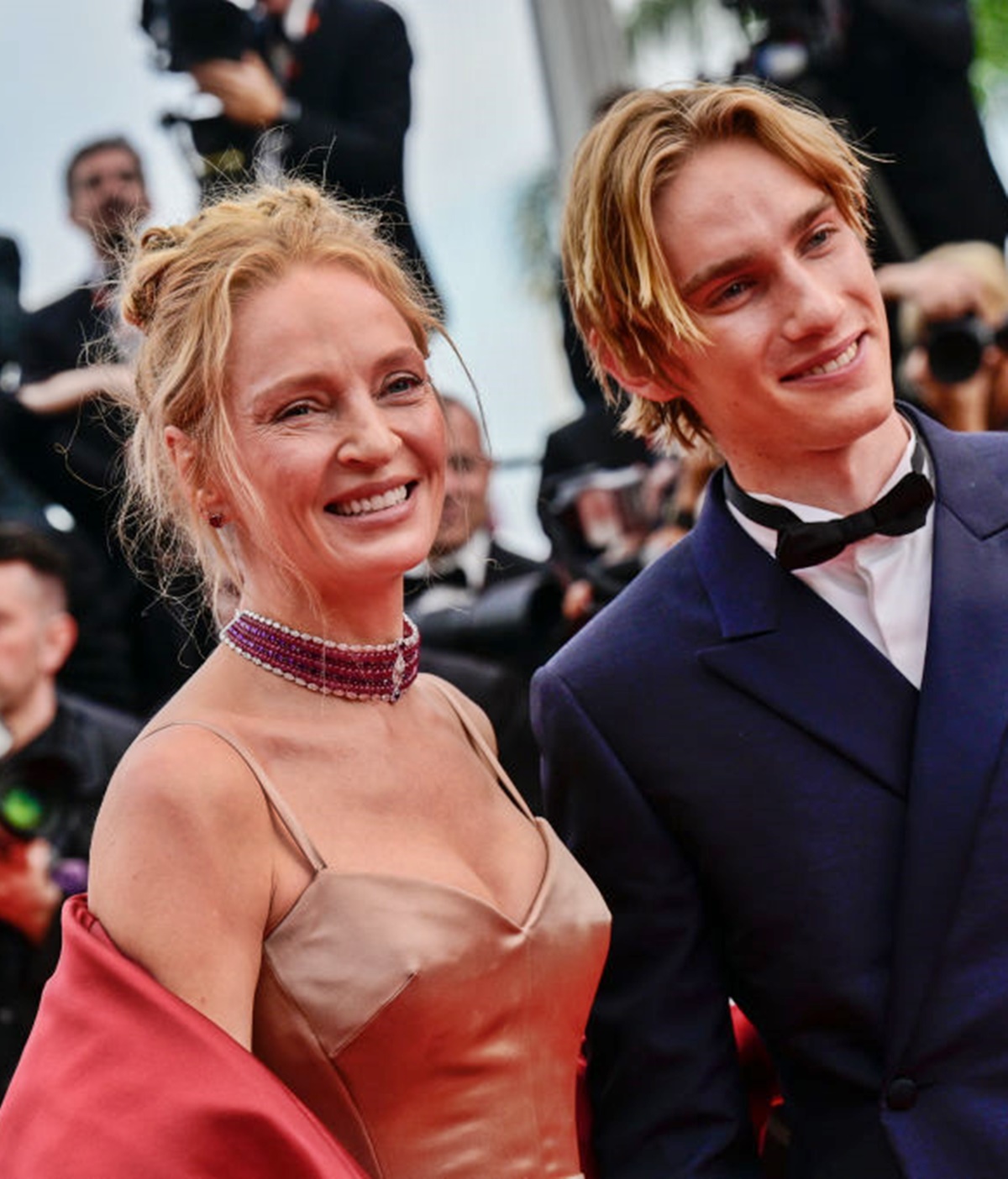 Irtó jóképű pasi lett Uma Thurman fia: fotókon a 21 éves Levon Hawke