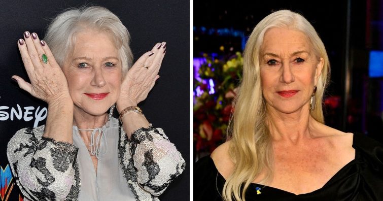 A 77 éves Helen Mirren visszautasítja azt az elképzelést, hogy az idősebb nőknek nem áll jól a hosszú haj