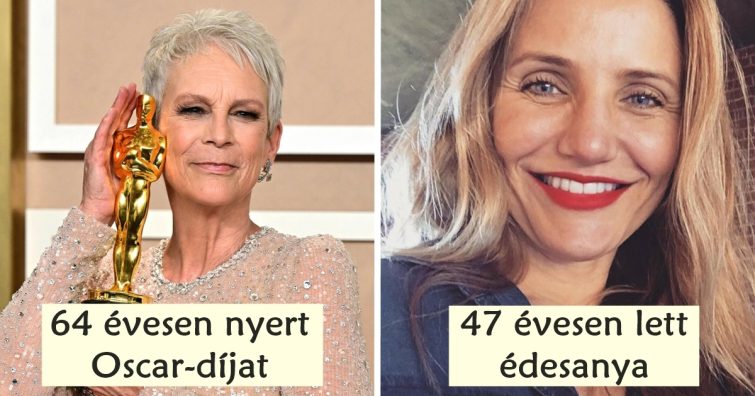 13 híresség, akik bebizonyították, hogy az élet nem áll meg 40 évesen