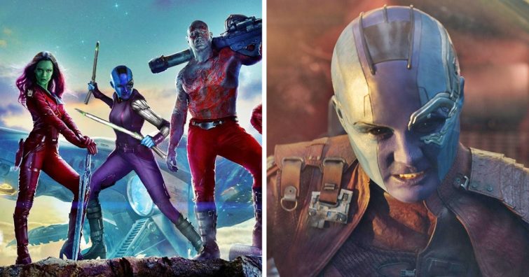 Ő a Marvel-filmek elcsúfított Nebulája - A valóságban igazi bombanő az őt alakító Karen Gillan