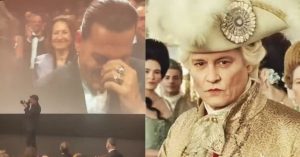 Johnny Depp elsírta magát, miután 7 perces álló ováció fogadta új filmjét – Videó!