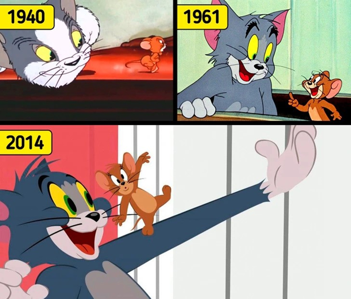 Hogyan változtak gyerekkorunk híres rajzfilmjei az idők folyamán?