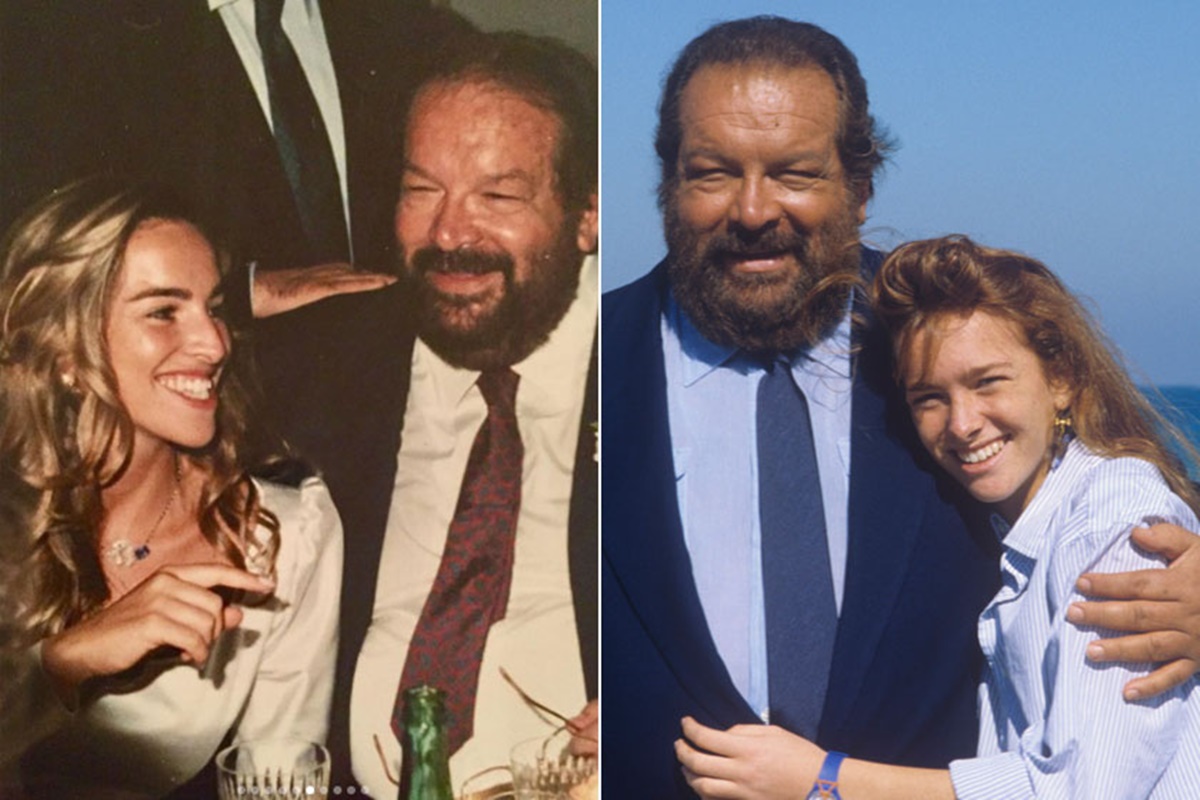 Kitalálod, hogy ez a két szép hölgy kinek a lányai? A spagettiwestern koronázatlan királya az apuka - Bud Spencer