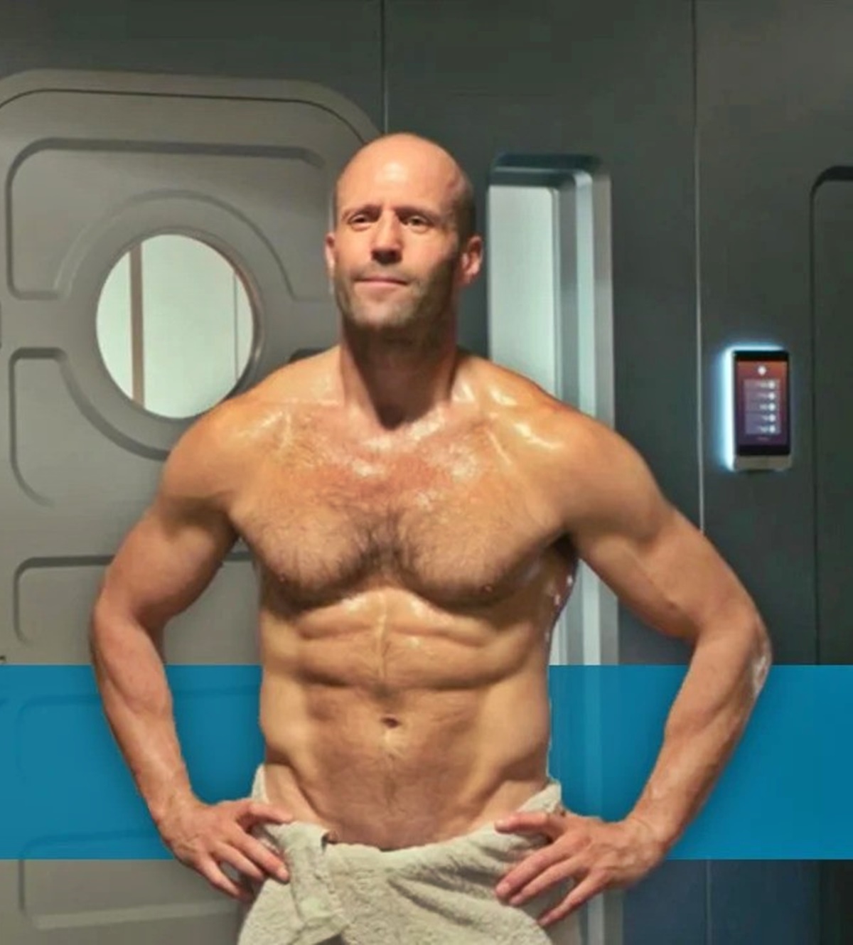 Kitalálod a kockákból, hogy ez melyik filmsztárnak a hasa? Egy felkapott akciósztárról van szó - Jason Statham