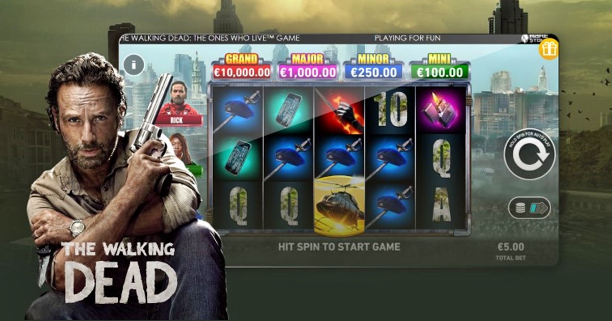 The Walking Dead témájú online nyerőgép zombiapokalipszis hangulattal és kaszinó slot játékkal