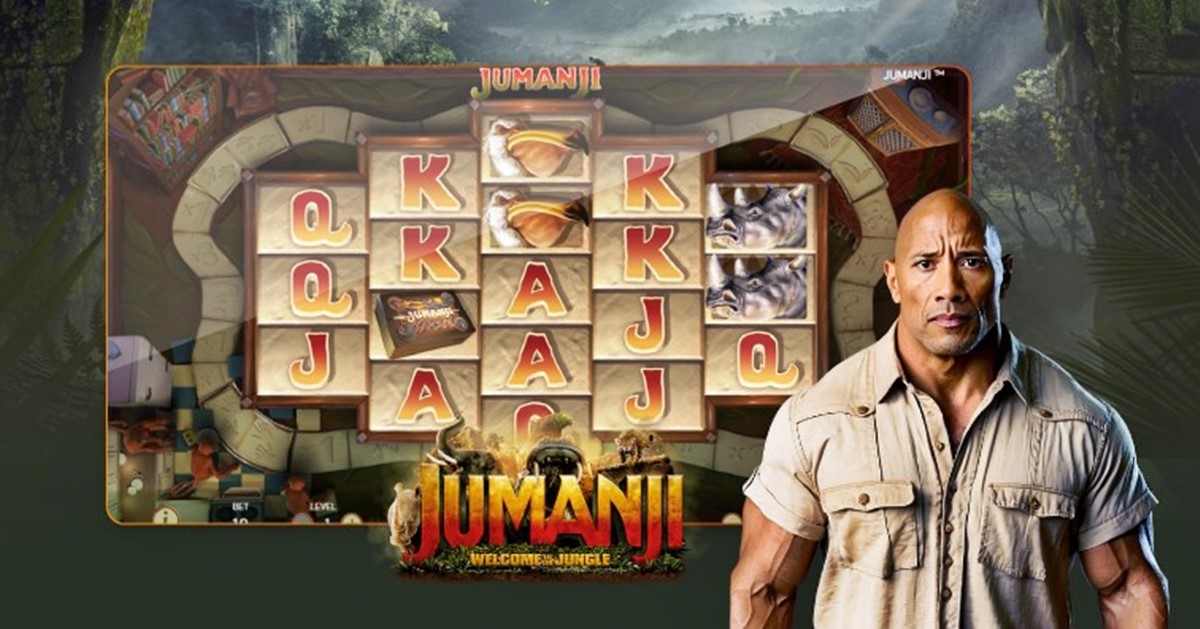 Jumanji témájú online nyerőgép dzsungel motívumokkal és kalandfilmes kaszinó slot játékkal